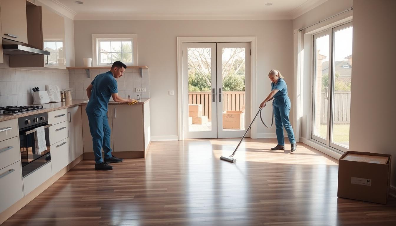 Cleaning support for property handovers